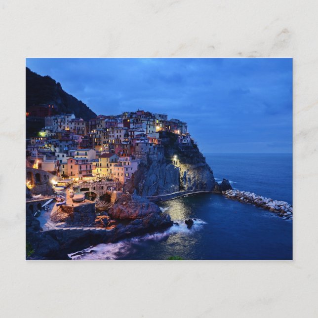 Italien Cinque Terra vycard Vykort (Framsida)