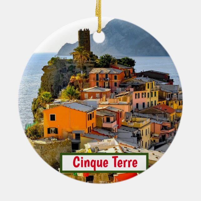 Italien Cinque Terre jul Ornament (Baksidan)