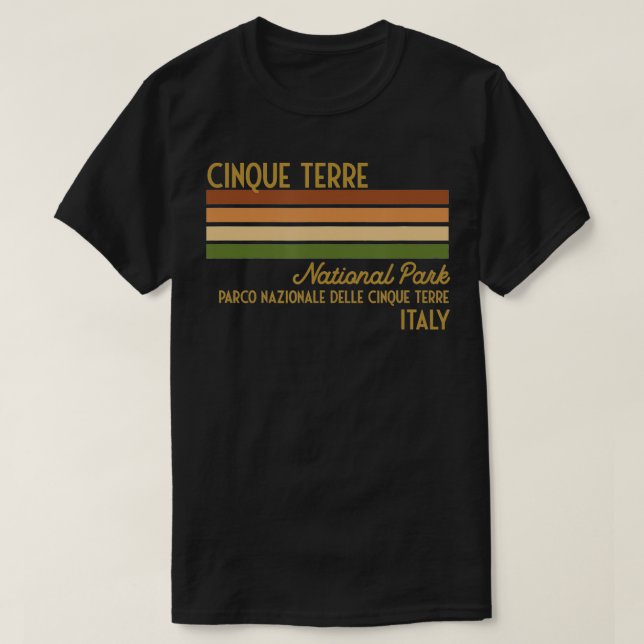 Italien Cinque Terre nationalpark  T Shirt (Design framsida)