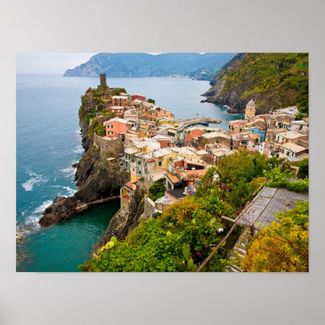 Italien cinque terre poster (Framsidan)