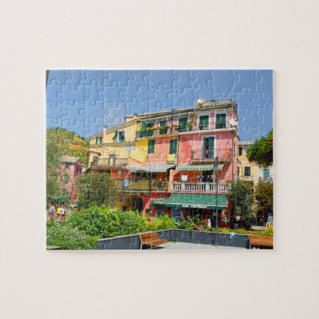 Italien Cinque Terre Puzzle Pussel (Horisontell)