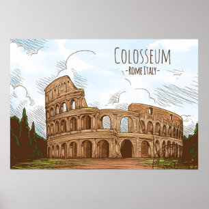 Italien Colosseum Rom Poster