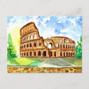 Italien Colosseum Rom Vykort