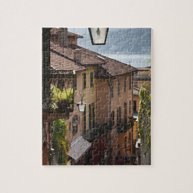 Italien, Como provins, Bellagio. Salita Pussel (Vertikal)