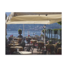 Italien, Como provinsen, Bellagio. Strandsidekafé.