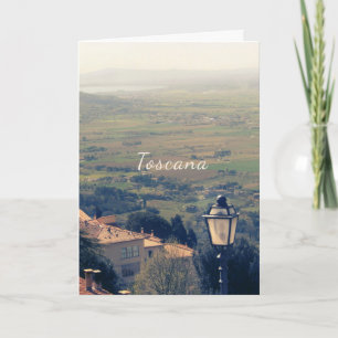 Italien Cortona Tuscany Anteckningskort