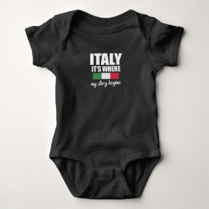 Italien där artikeln börjar italienska t shirt