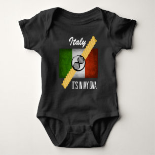 Italien Det är i min DNA-molekyl Italienska Flagga T Shirt