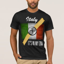 Italien Det är i min DNA-molekyl Italienska Flagga T Shirt