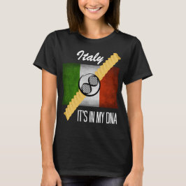 Italien Det är i min DNA-molekyl Italienska Flagga T Shirt