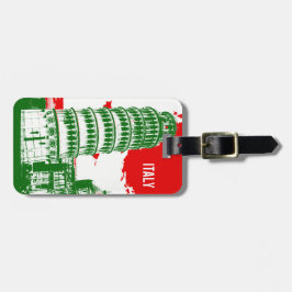 Italien | det lutande torn av Pisa Bagagebricka