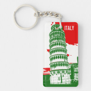 Italien det lutande torn av Pisa Nyckelring