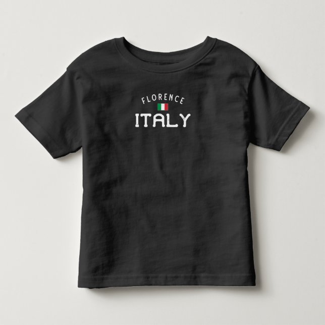 Italien Disted Florence T Shirt (Framsida)