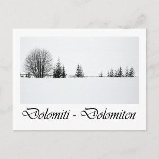 Italien, Dolomiter Vykort
