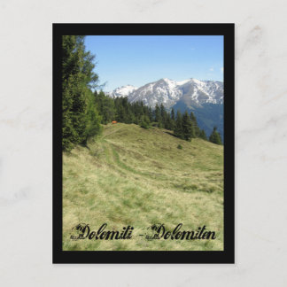 Italien, Dolomiter Vykort