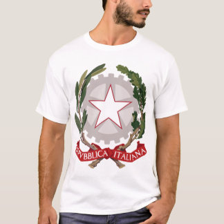 Italien Emblem Jackar Arm T Shirt