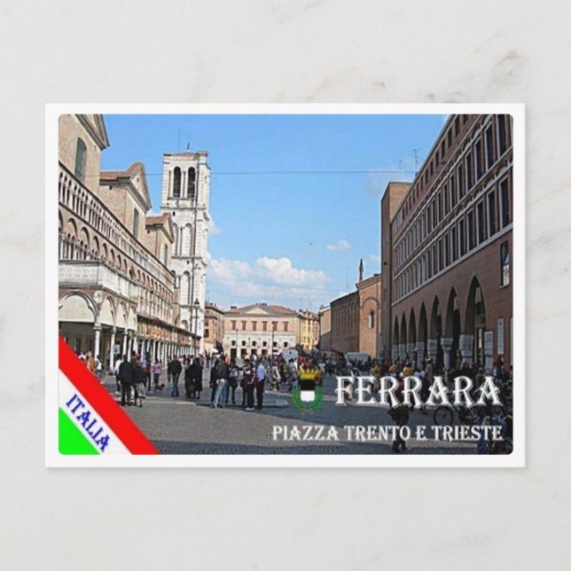 Italien - Emilia Romagna - Ferrara - Vykort (Framsida)