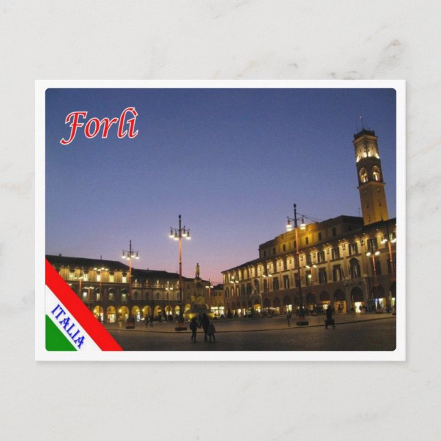 Italien - Emilia Romagna - Forlì - Vykort (Framsida)