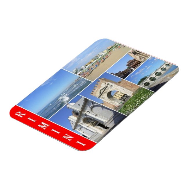 Italien - Emilia Romagna - Rimini - Mosaic - Magnet (Vänstra Sidan)