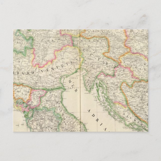 Italien Europa 20 Vykort (Framsida)