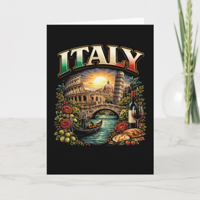 Italien Evigt Helgkort (Framsida)