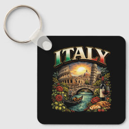 Italien evigt nyckelring