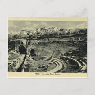 Italien, Fiesole, Rpman Theater Vykort