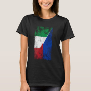 Italien Filippinerna Flaggor - Italienska Filipino T Shirt