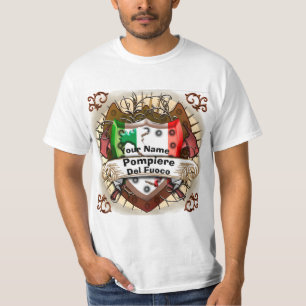 Italien Firefighter T Shirt