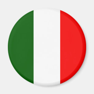 Italien Flagga av hög kvalitet Magnet