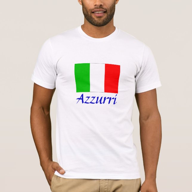 Italien Flagga ’Azzurri’ Tröja (Framsida)
