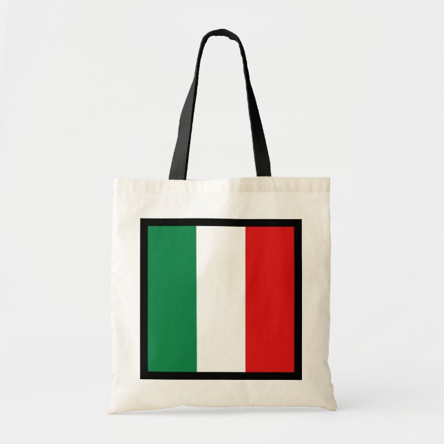 Italien Flagga Bag Tygkasse (Framsidan)