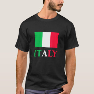 Italien Flagga Bandiera Italia Land Italia T Shirt