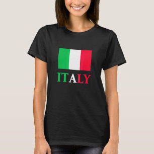 Italien Flagga Bandiera Italia Land Italia T Shirt