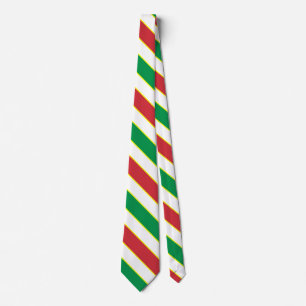 Italien Flagga Elegant Patriotic Neck Tie Slips