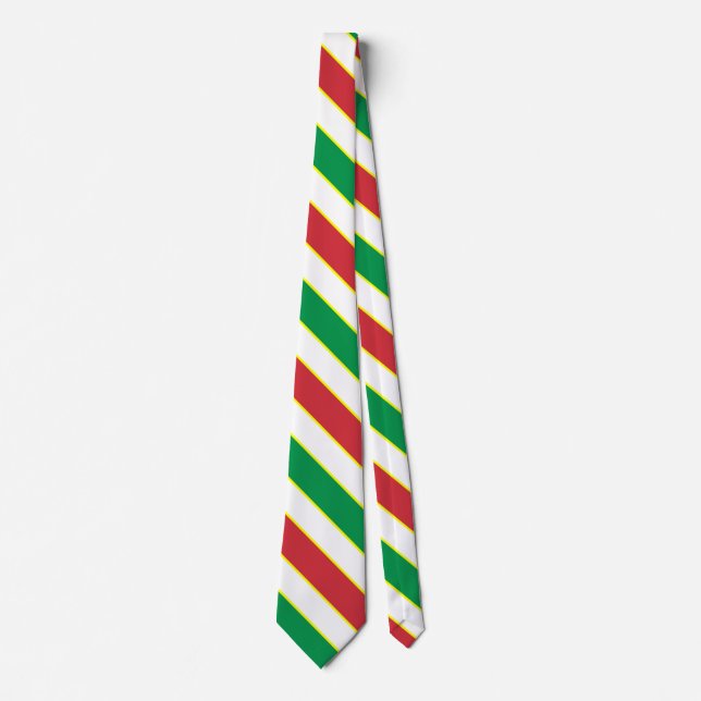 Italien Flagga Elegant Patriotic Neck Tie Slips (Framsida)