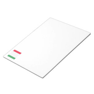 Italien Flagga Emblem Anteckningsblock