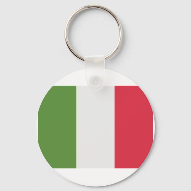 Italien Flagga - emoji Twitter Nyckelring (Framsida)