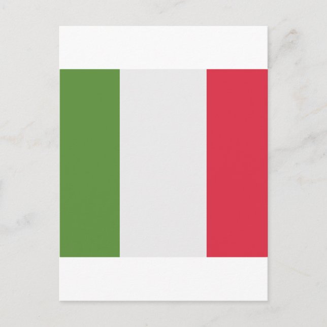 Italien Flagga Emoji Twitter Vykort (Framsida)