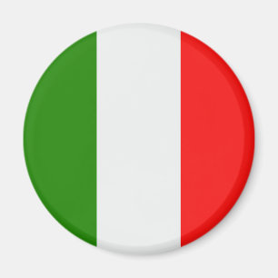 Italien, flagga färg röd, vit, grönt. magnet