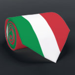 Italien Flagga färg Slips<br><div class="desc">Flagga Italien färg</div>