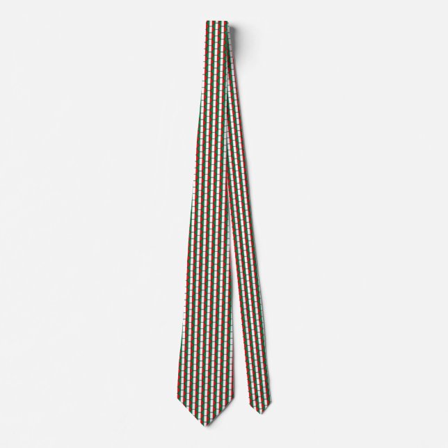 Italien Flagga Honeycomb Tie Slips (Framsida)