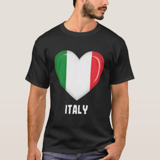 Italien Flagga Hoodie Italienska T Shirt