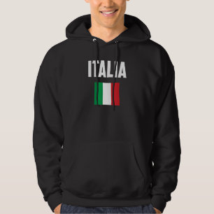 Italien Flagga Italia Italia Hoodie