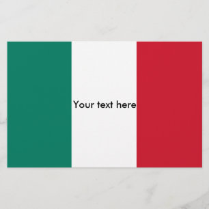 Italien flagga Italia Italia Il Tricolore Brevpapper