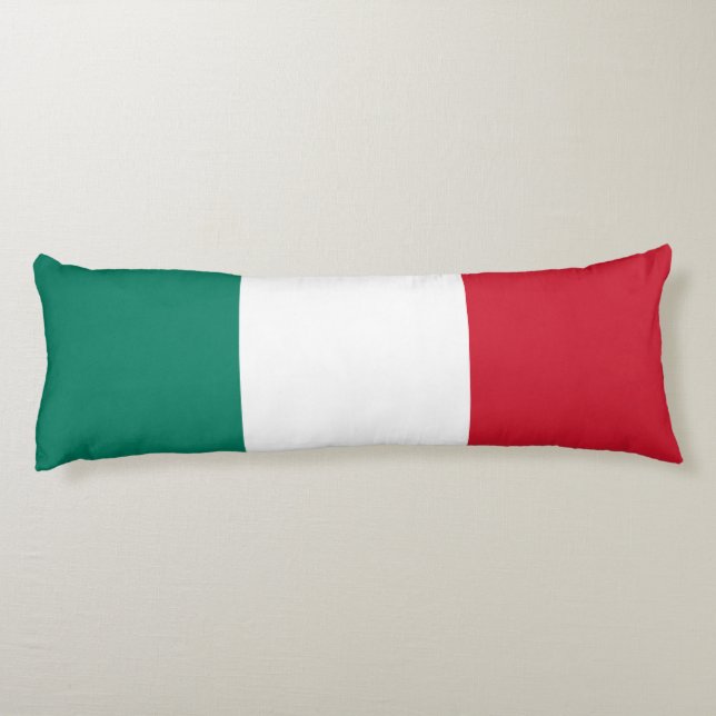 Italien flagga Italia Italia Il Tricolore Kroppskudde (Baksidan)