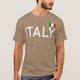 Italien Flagga Italia Italiano Sports T Shirt