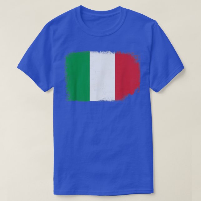 Italien Flagga Italia Rom Europe Pizza Floren T Shirt (Design framsida)