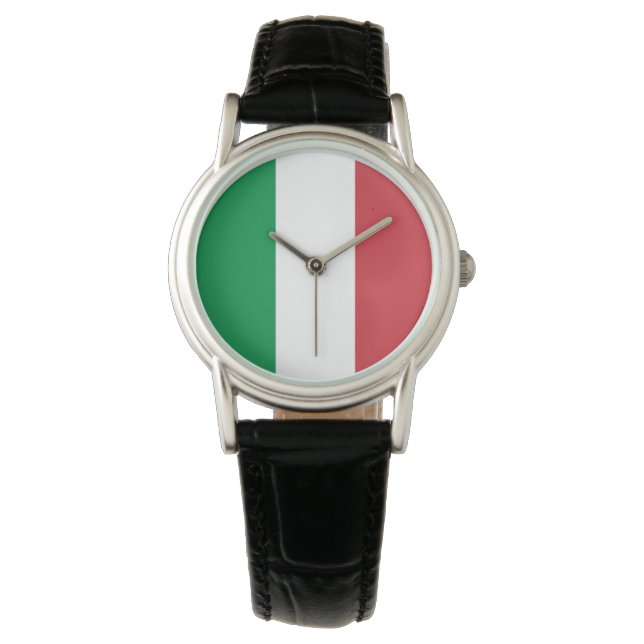 Italien Flagga Italiensk patriotisk Armbandsur (Framsida)