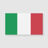 Italien Flagga Italienskt Patriotic Magnetic Card